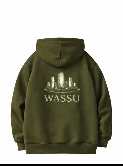 Wassu Stone Circle Hoodie - Premium Oversized Fit Wassu