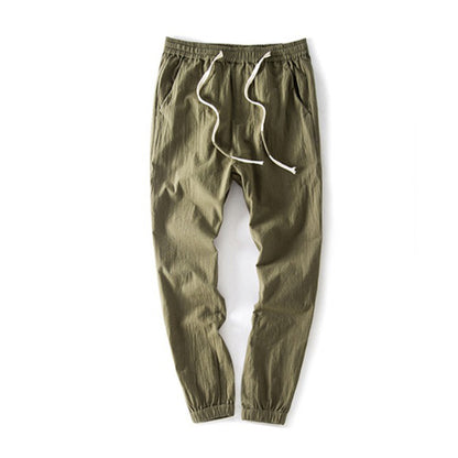Casual Cropped Pants aus Baumwolle & Leinen – Lässiger Sommer-Style für Herren