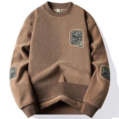 Herren Fleece-Pullover – Beidseitig Fleece & Warm