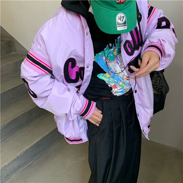 Vintage Harajuku Jacket Hip Hop Loose Jacket Women Mein Shop