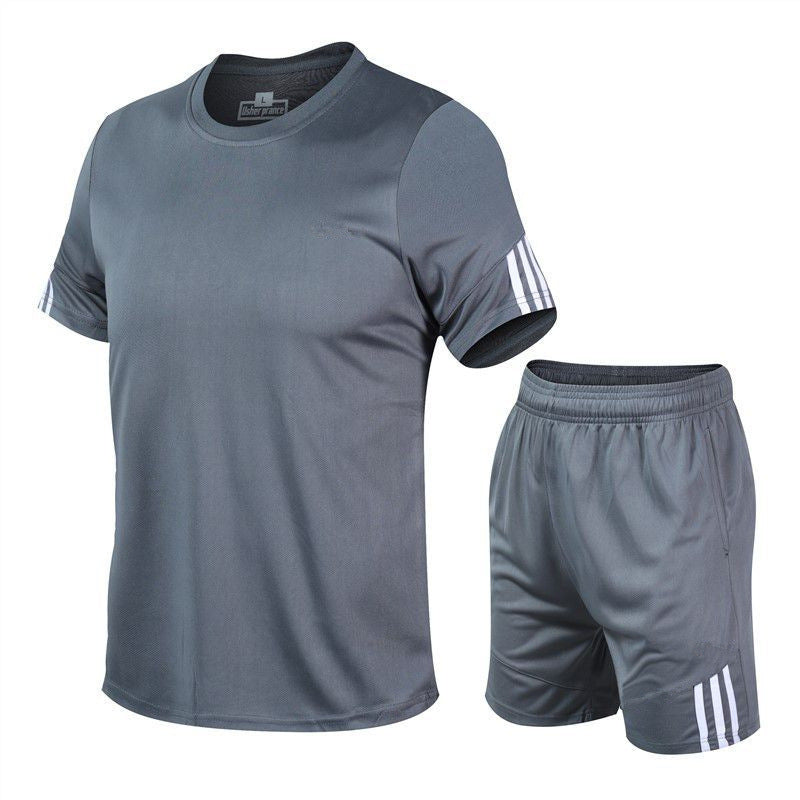 Men Sports Suit Track Suit Running Suit Gym Two Piece Quick Drying Clothes Mein Shop