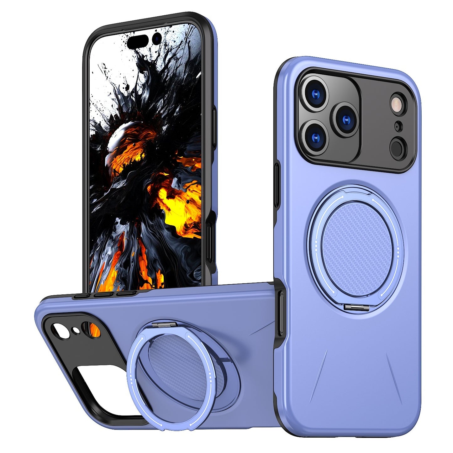 Suitable For 17Pro Phone Case Rotating Damping Magnetic Bracket Two-in-one Mein Shop