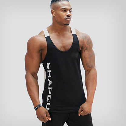 Sports Running T-shirt Men Gym Fitness Tops Tee Shirt String Mein Shop