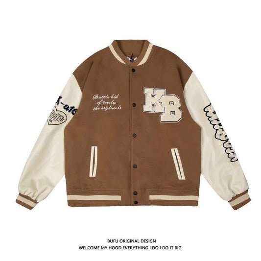 Men's Embroidered Hip Hop Baseball Jacket Mein Shop