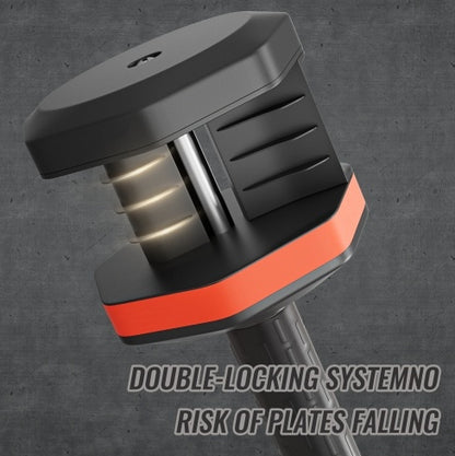 Adjustable Dumbbell Set, 10 In 1 Free Dumbbell For Men And Women, Black Dumbbell For Home Gym, Full Body Workout Fitness, Fast Adjust By Turning Handle 10 Gears55 LB Mein Shop