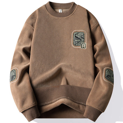Herren Fleece-Pullover – Beidseitig Fleece & Warm