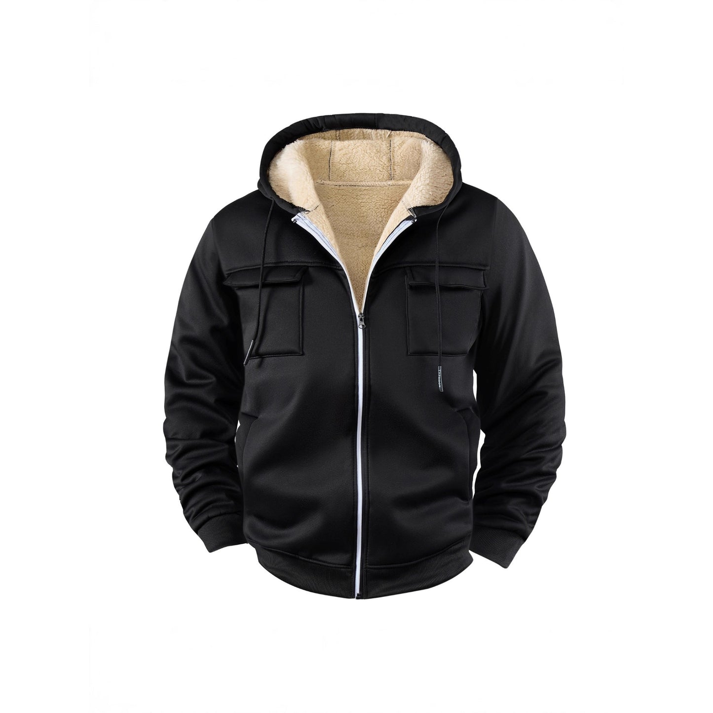 Herren Fleece-Hoodie Jacket - Gefütterte Kapuzenjacke für Herbst & Winter Mein Shop