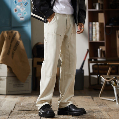 Klassische Herren Jeans – Weiß, Gerade & Zeitlos