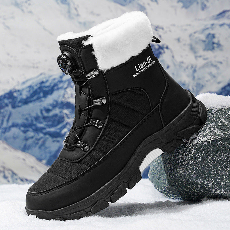 Warm Snow Boots Fleece-lined Thickened Men Mein Shop