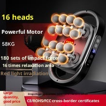 Muscle Relaxation Massager Multi-head Massage Gun Deep Tissue Body Fitness Muscle Electric Relax Massager For Back Shoulders Legs Foot 16 Heads Mein Shop