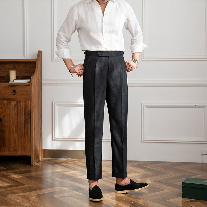 Stylische Leinenhose für Herren – Lässig & Modern