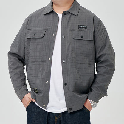 Plus-sized Size Plaid Jacket For Men Mein Shop